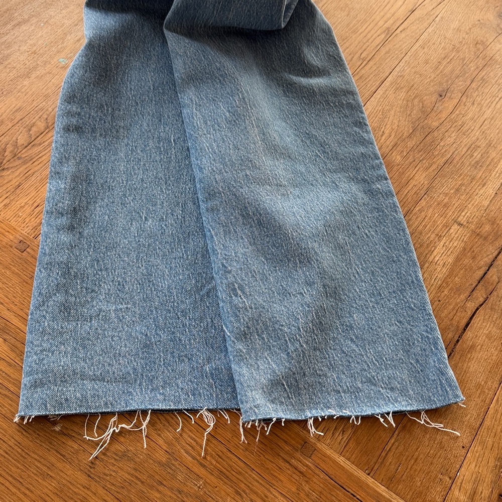 RAILS Topanga Straight Faded Blue Jeans Destroy in Faded Blue Size 28 - Picture 9 of 9